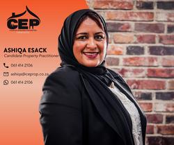 Ashiqa Esack, estate agent